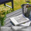 Table basse de patio en aluminium
