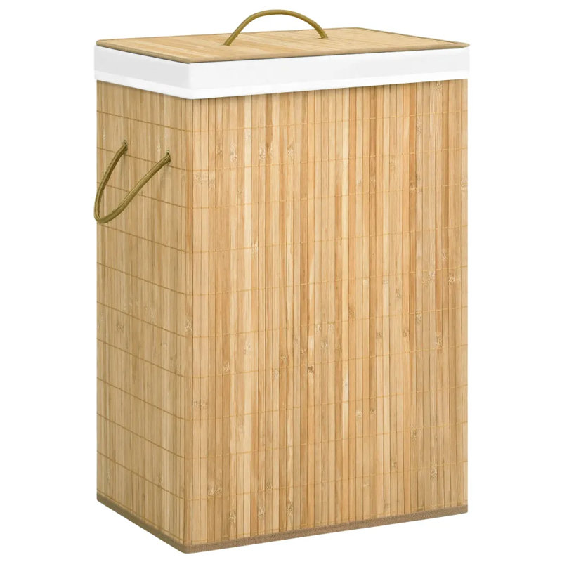 Fabric Laundry Hamper with Handles, Small (60 cm x 40 cm x 30 cm)