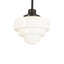 13" Wide Revival Schoolhouse Tiered Globe Pendant