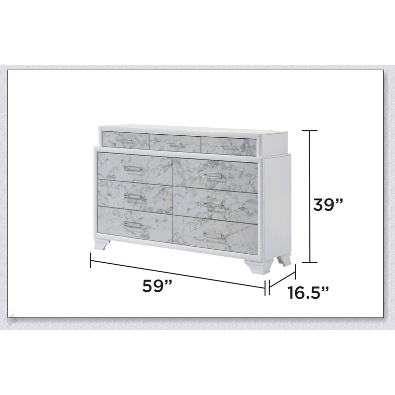 Commode en bois blanc Soul Soul