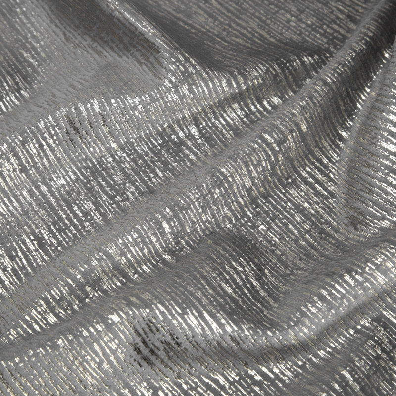 Addine Blackout Curtains Single Panel, Graphite