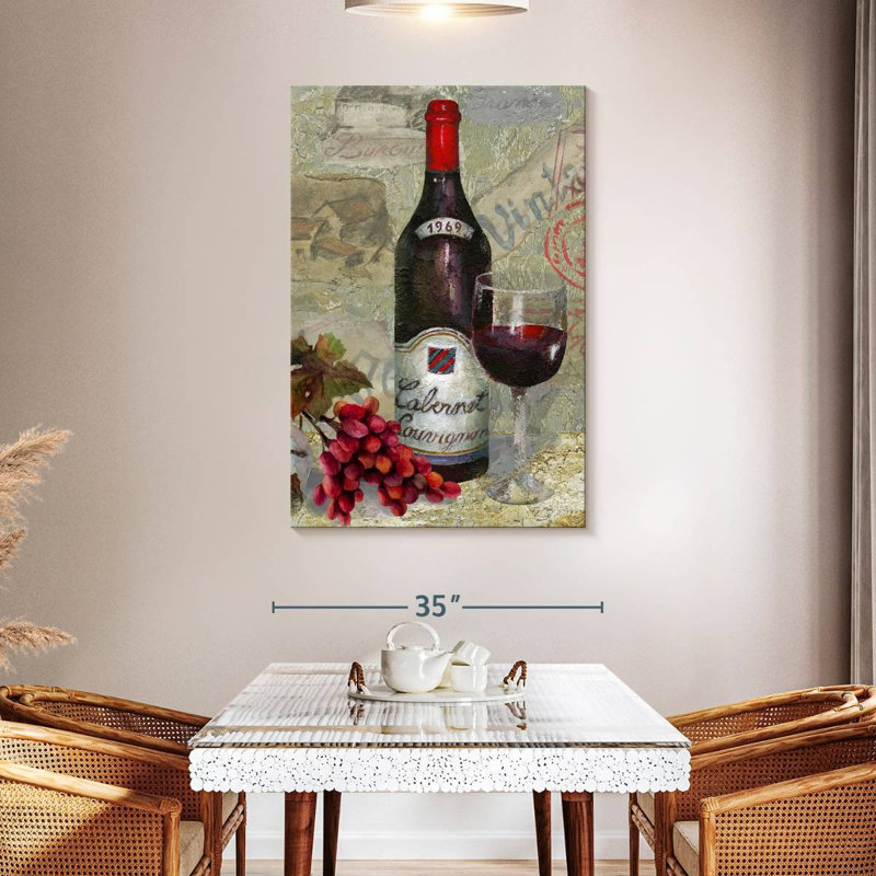 Yarlin Cabernet Sauvignon, 48" H x 32" W