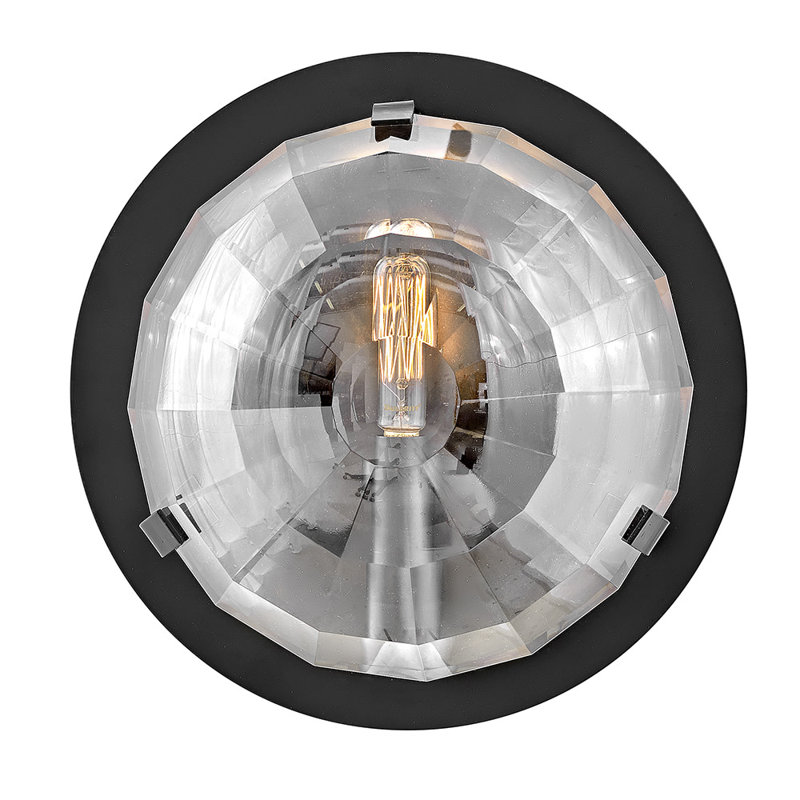 Nala 1 - Light Flush Mounted Sconce, Black