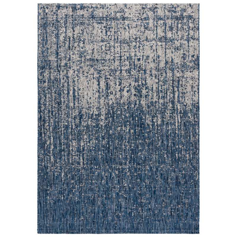 Tapis d'intérieur / extérieur Courtyard Performance Abstract, Rectangle 5 pi 3 po x 7 pi 7 po