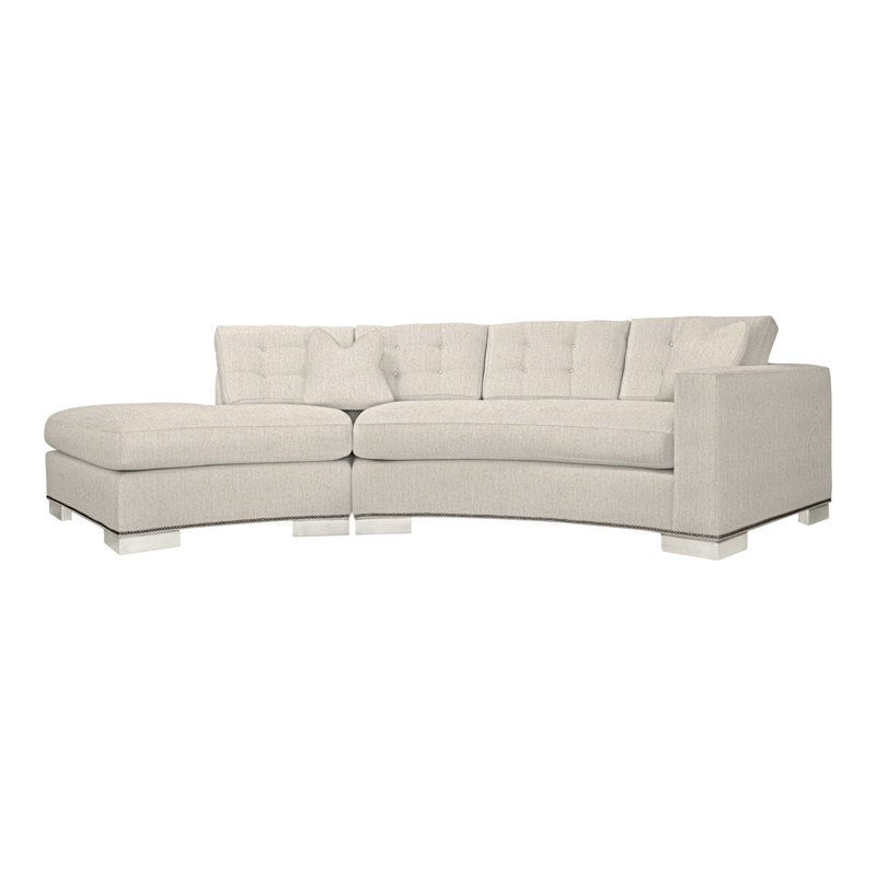 Bennett By Michael Weiss Sectional, Instant Parchment, Casa Blanca