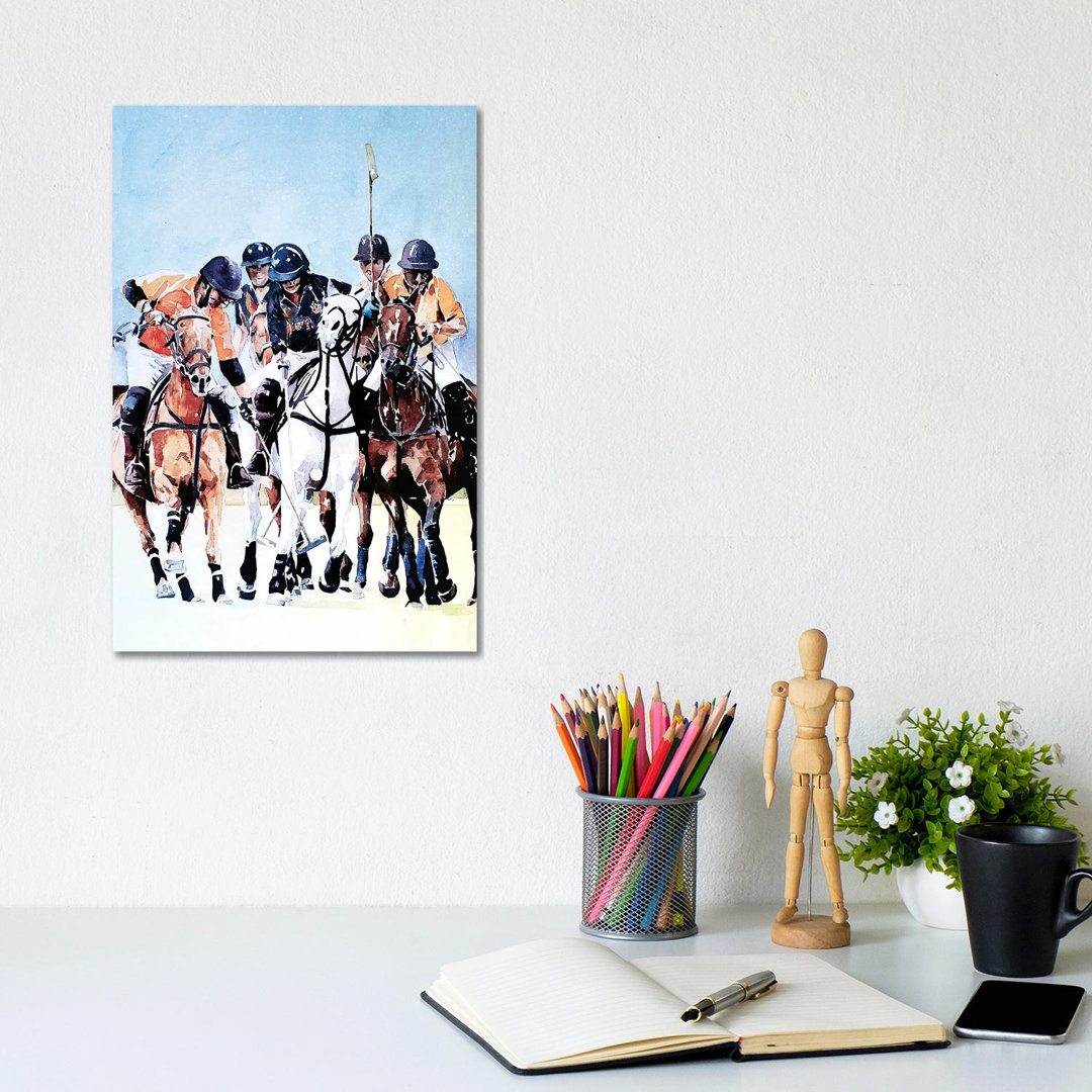 Highland Cattle by EdsWatercolours - Wrapped Canvas Gallery-Wrapped Canvas Giclée