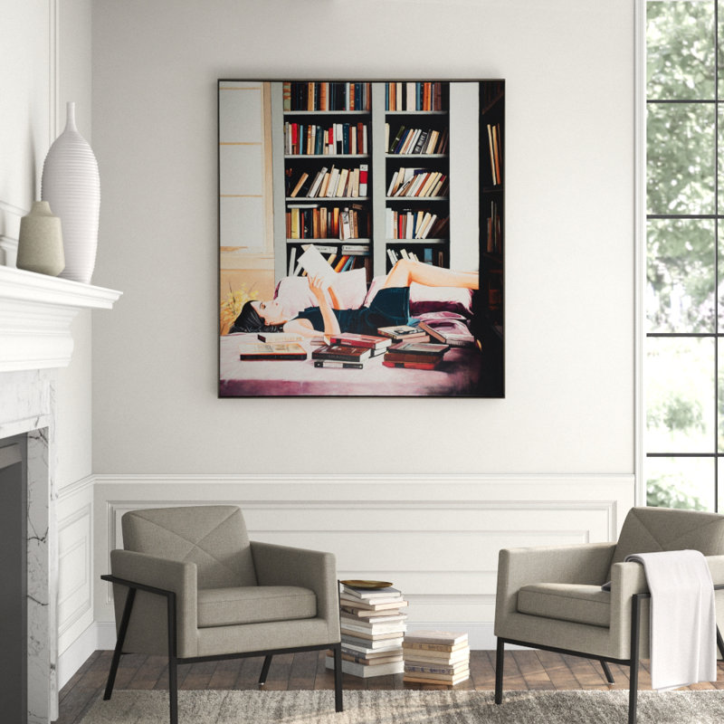Reader's Choice by Jeff Schaub - Painting Print on Canvas