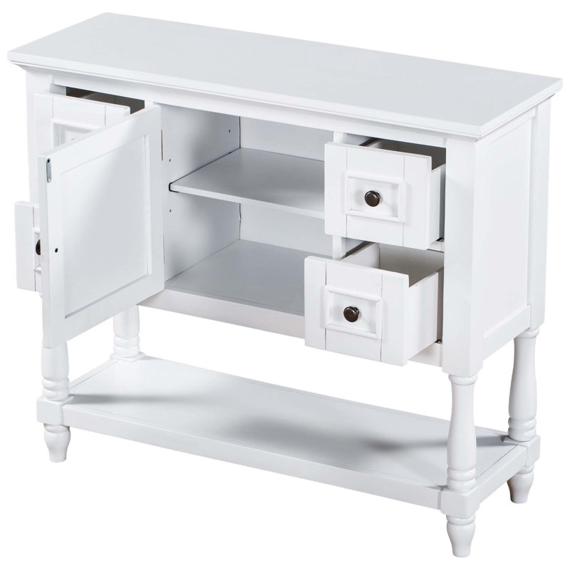 Console de 39,4 po Ailanny, Blanc