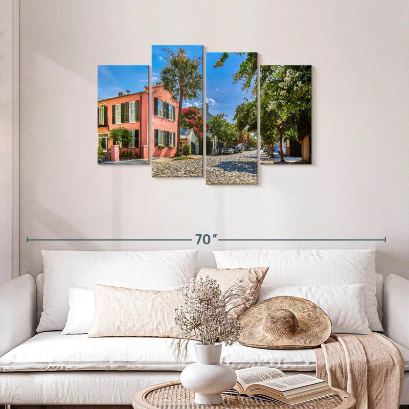 Sireci Charming Charleston Street, 27" H x 43" W