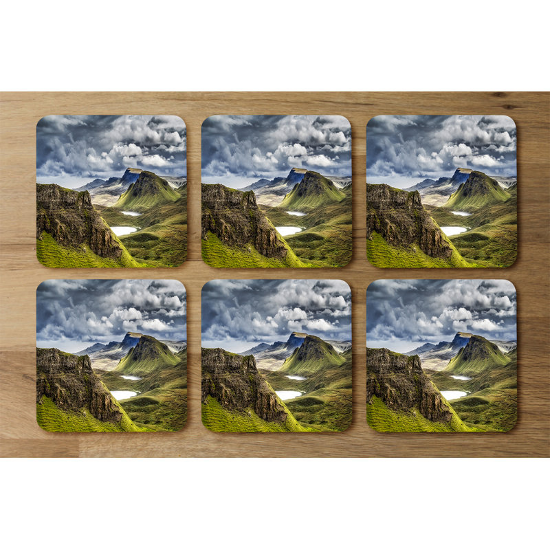 Doua Square 6 Piece Coaster Set