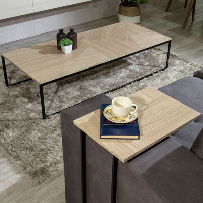 Ensemble de 2 tables basses Nesler Celine
