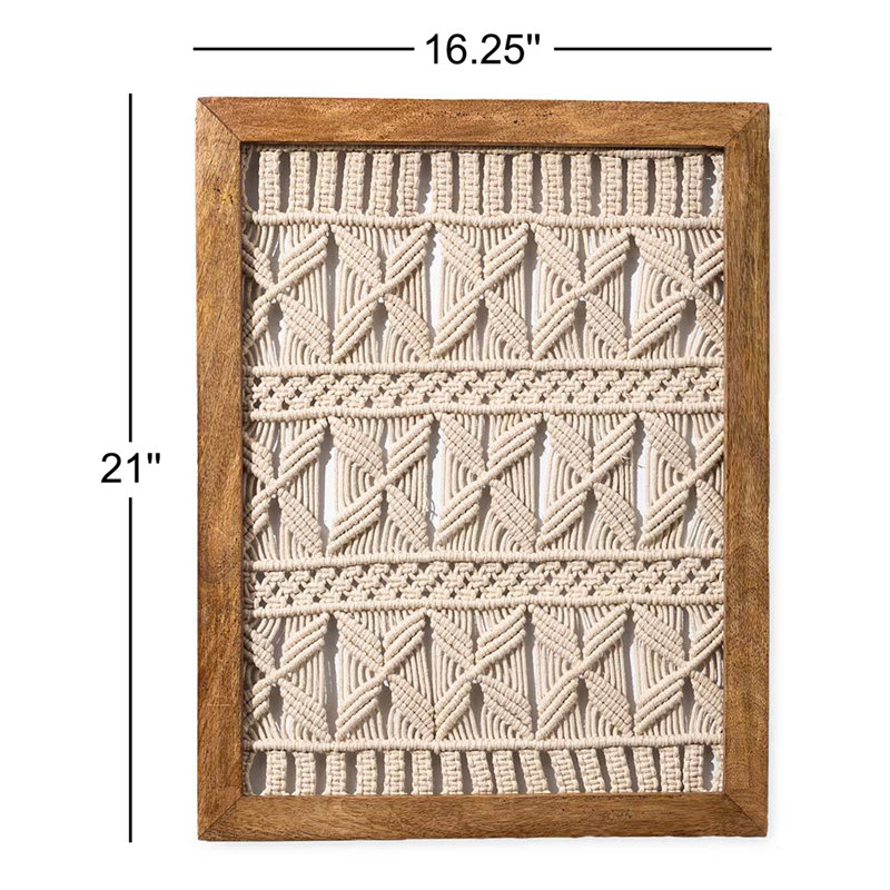 Macrame Knotting Jute Wall Hanging