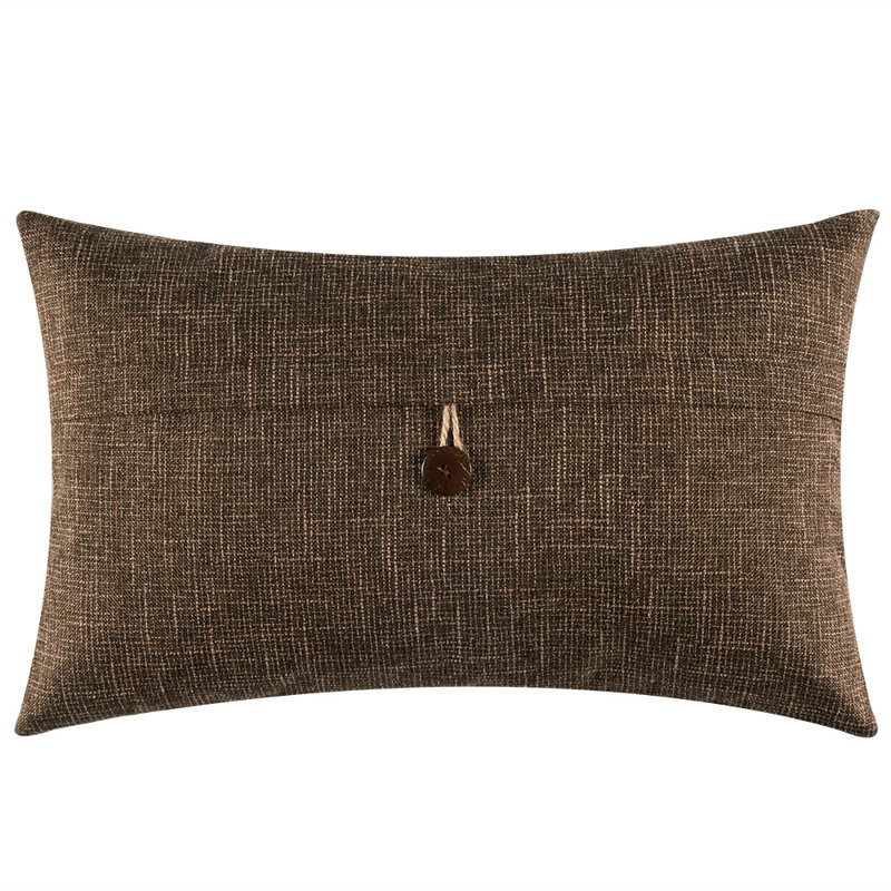 Coussin , Brun foncé
