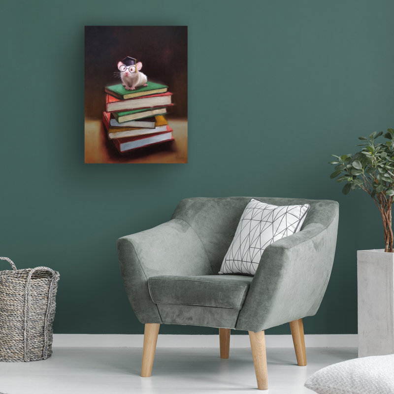 Lucia Heffernan 'The Valedictorian' Animal Canvas Art