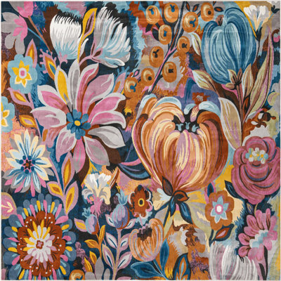 Clydine Floral Indoor Rug