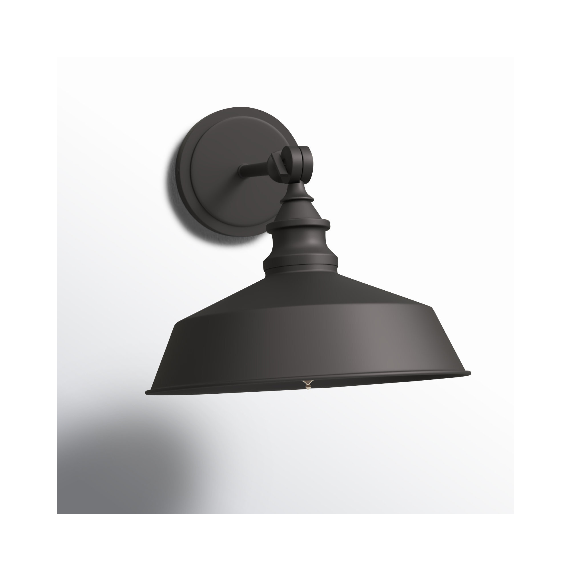 Jeb Single Light Steel Dimmable Wall Sconces, Oil Rubbed Bronze
