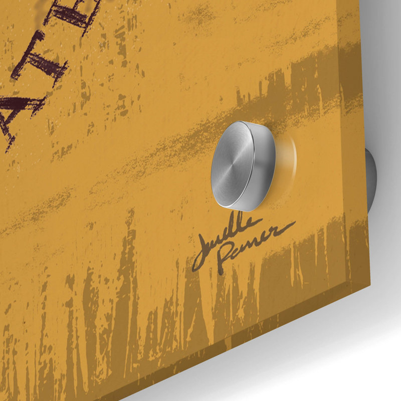 Art mural en verre One Allium Way «Wine Tustation 5» par Janelle Penner, H 36 po x l 36 po x P 0,2 po