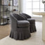 Chaises demi-tonneau revêtues de lin-1644880835