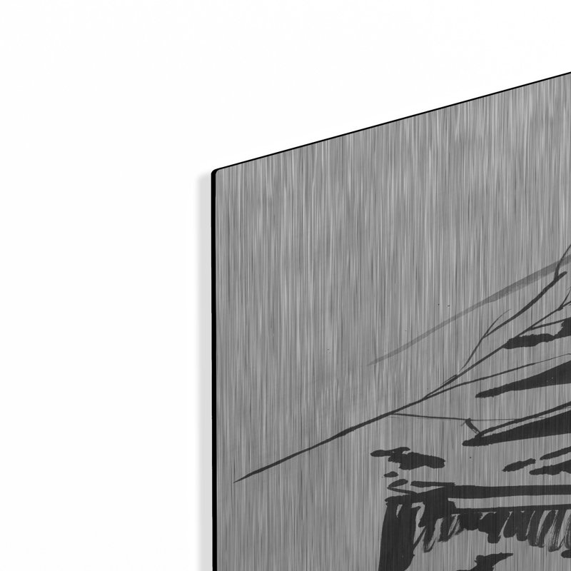 «Fuji San And Temple» par Pechane, H 36 po x l 24 po