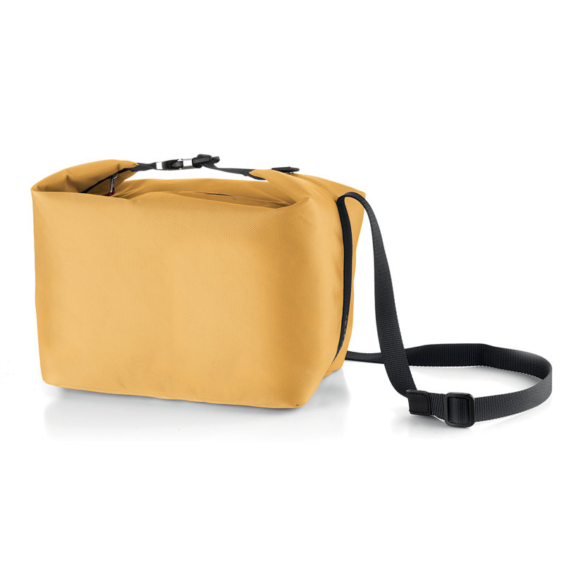 Refroidisseur à pique-nique isolé, service pour 2, Jaune, H 7,7 po x l 10,6 po x P 6,3 po