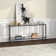 Hera 62'' Glass Top Console Table