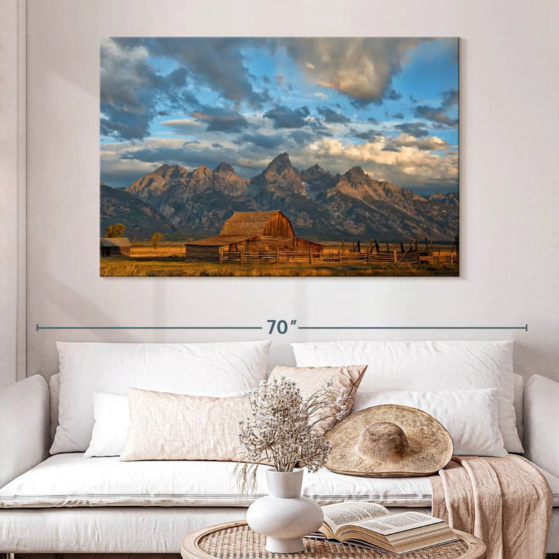 Rustic Wyoming, 34" H x 51" W