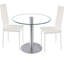 Adonia Upholstered Faux Leather High Back Dining Chairs-123100106-39665852