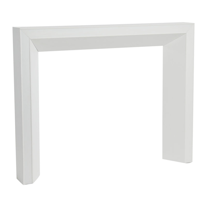 Modern Decorative Fireplace Mantel, White
