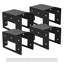 Ensemble de 4 supports de rangement pour bûches de bois de chauffage