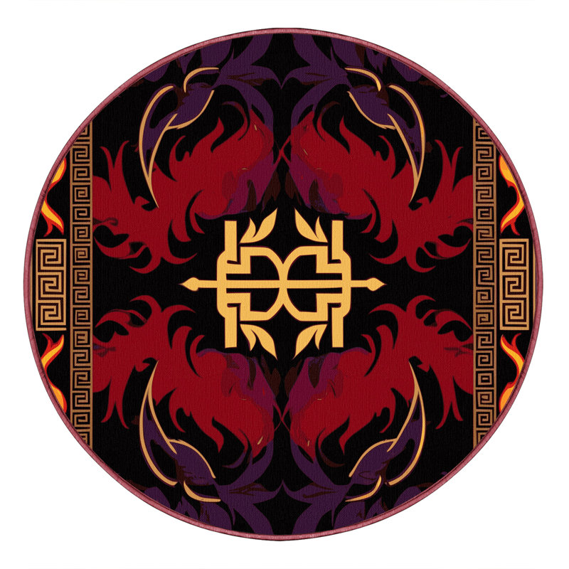 Grand Acanthus Rug, Round 6'