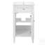 Meuble-lavabo de salle de bain avec lavabo en céramique, ensemble simple autoportant, porte à fermeture douce, tablette réglable, style français, pieds solides-922286643