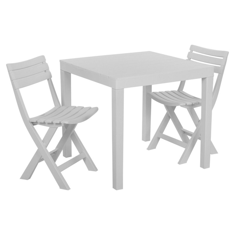 Jesselyn 2 - Person Patio Dining Set with Square Table