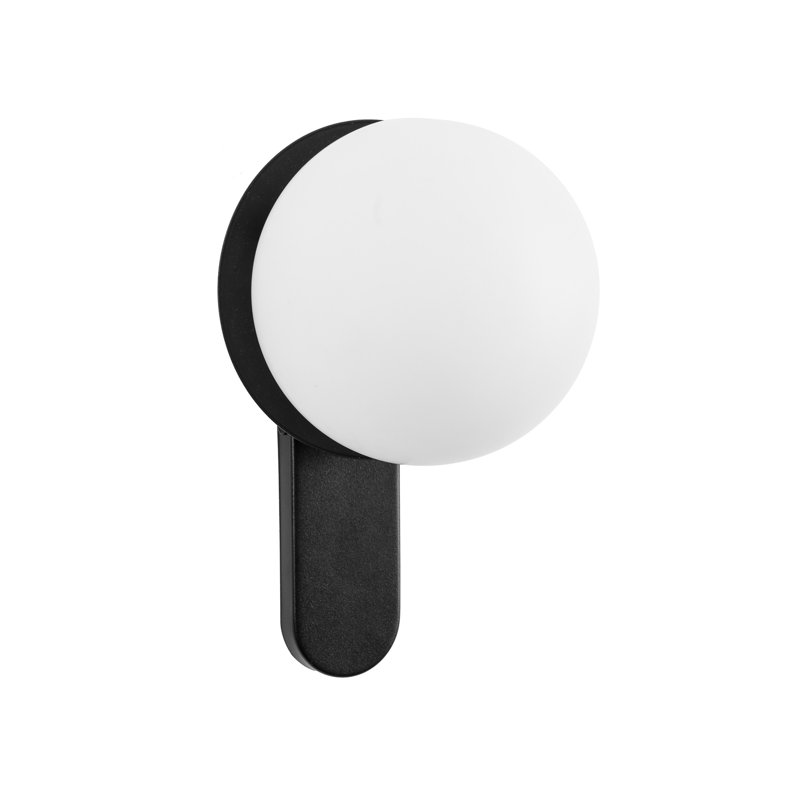 Deramus Flush Mounted Sconce, Black