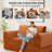 Boneless Cloud Compression Convertible Floor Sofa Bed, High-Density Sponge & Corduroy Fabric Futon Loveseat-1288334710-1290771574