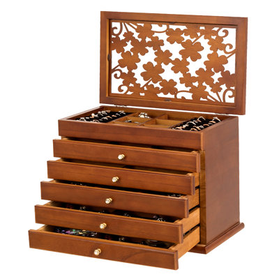 Grande boîte à bijoux en bois