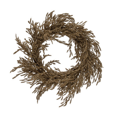 20'' Faux Pine Polyethylene Plastic Wreath