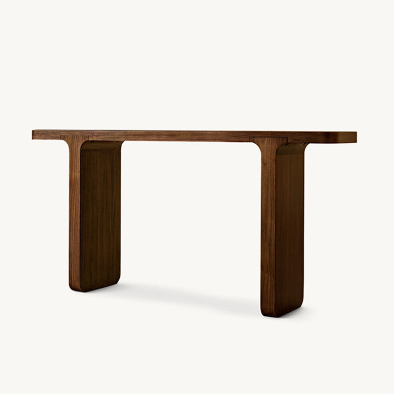Console simple de style campagne américaine, Brun, H 29,5 po x l 63 po x P 11,8 po