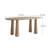 Carbone Oval Solid Wood Dining Table-361851403