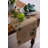 Poff Jute Shamrock Printed Table Runner