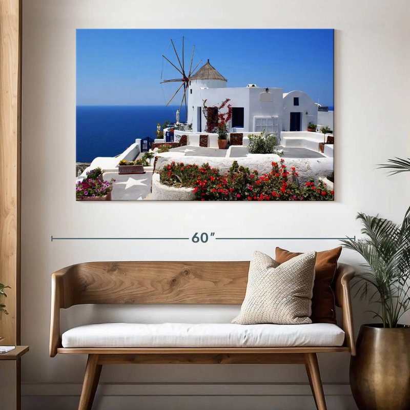 Maison de repos Gillard Santorini, H 34 po x l 51 po