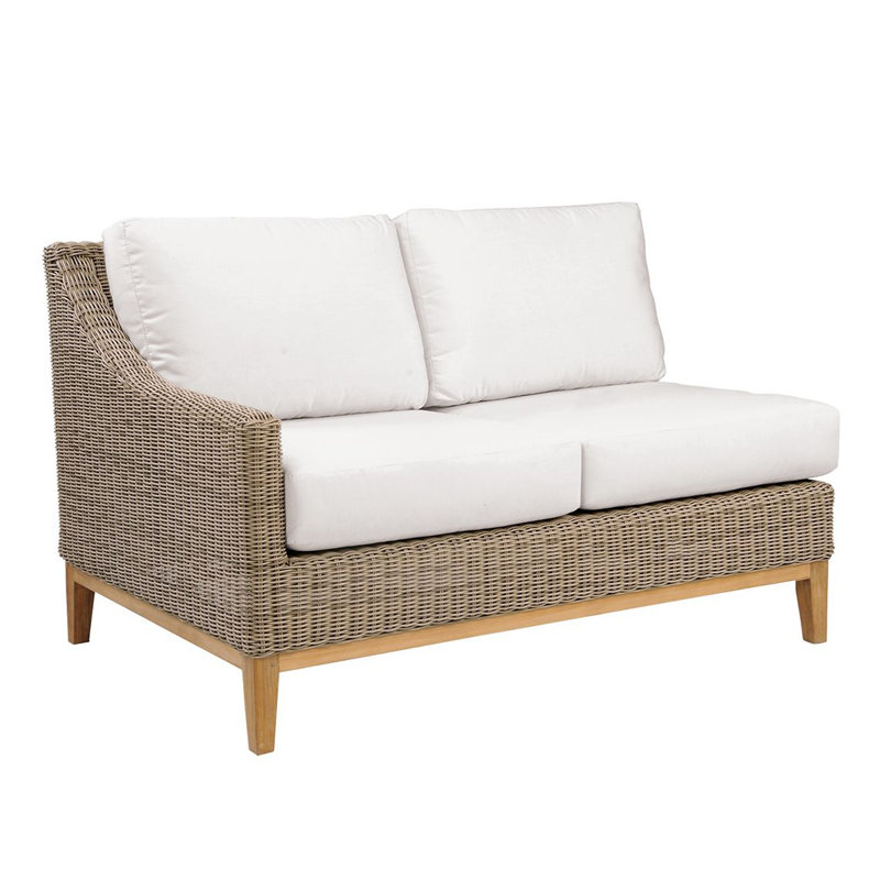 Frances Outdoor 2 - Seat Loveseat, Canvas Rain, Frances Willow