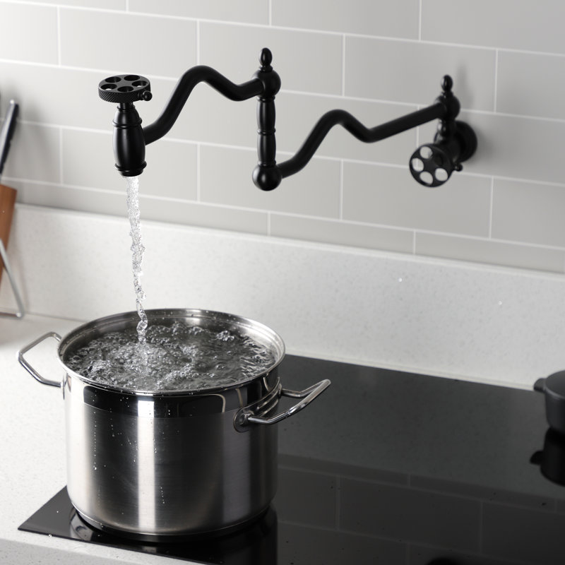 Robinet de cuisine Kingston Brass Webb, Noir mat