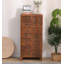 Armoire de rangement rétro en bois massif multi-tiroirs, armoire de rangement multifonctionnelle pour bijoux et documents