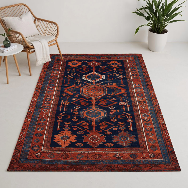 Turkish Purple Indoor and Outdoor Area Rug, Rectangle 9' x 12'
