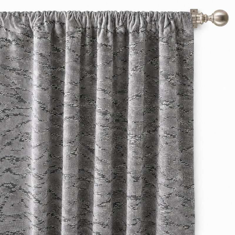 Animal Print Velvet | Empress Fabric, Charcoal