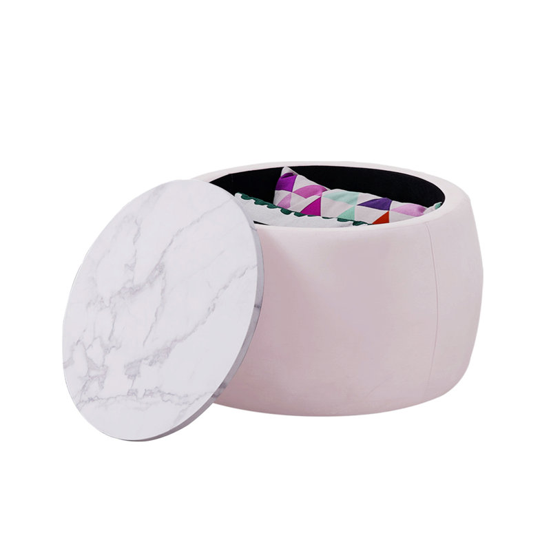 Sebern End Table, Pink