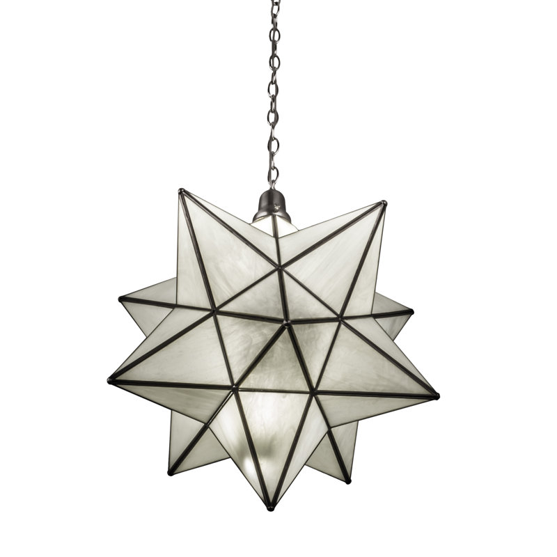 Luminaire suspendu à 1 lumière DEL Moravian
