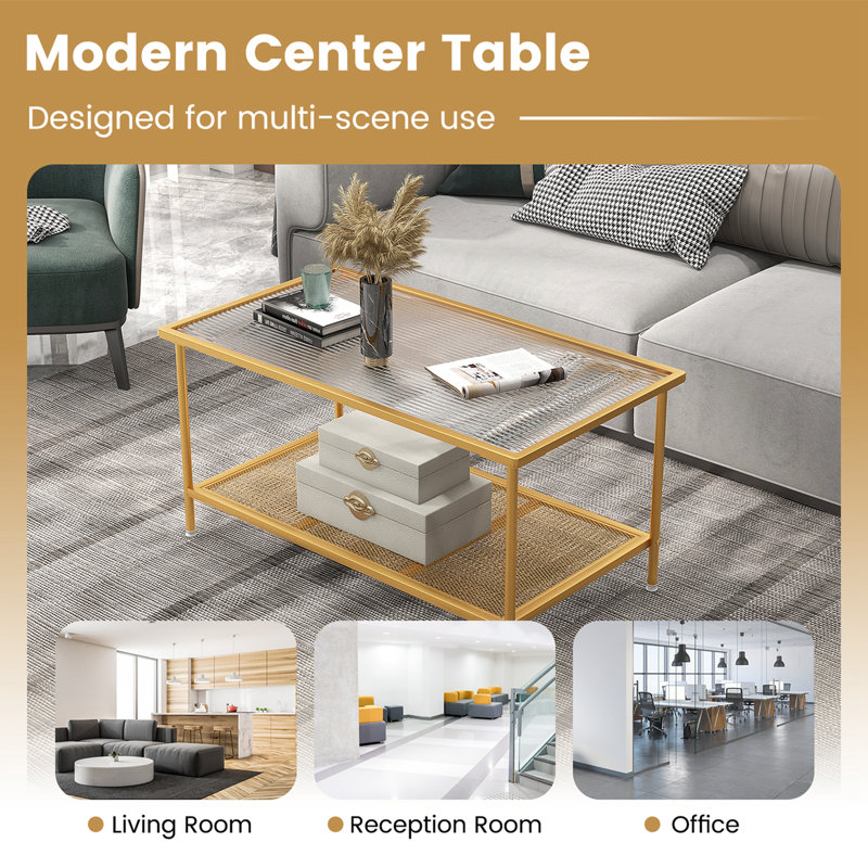 Geon Glass Single Coffee Table