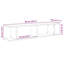 vidaXL Wall Shelves Floating Wall Shelf for Living Room Engineered Wood-1532912143-1532912141