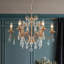 Lustres en cristal 6 lumières Dzesika